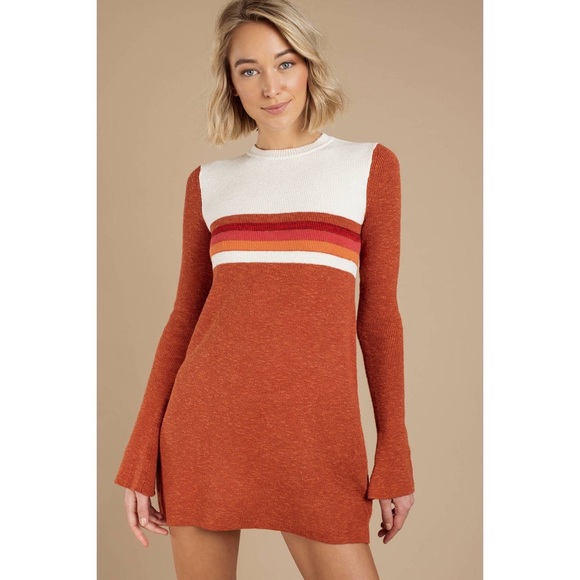 Free People Dresses & Skirts - Free People Colorblock Sweater Dress